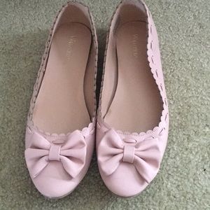 Pink Bow Flats